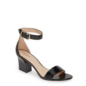 NEW Kate Spade Susane Black Patent Block Heels